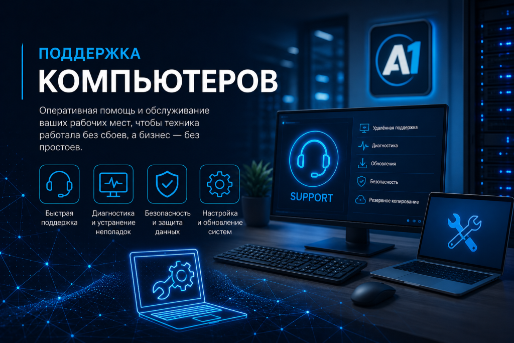 Администрирование компьютеров, серверов в Москве и Санкт-Петербурге. Удаленно помогаем по всей России